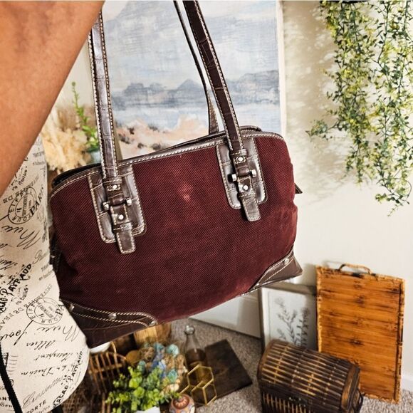 VTG Relic Patchwork Tapestry Detail Boho Shoulder Bag. - Picture 5 of 16